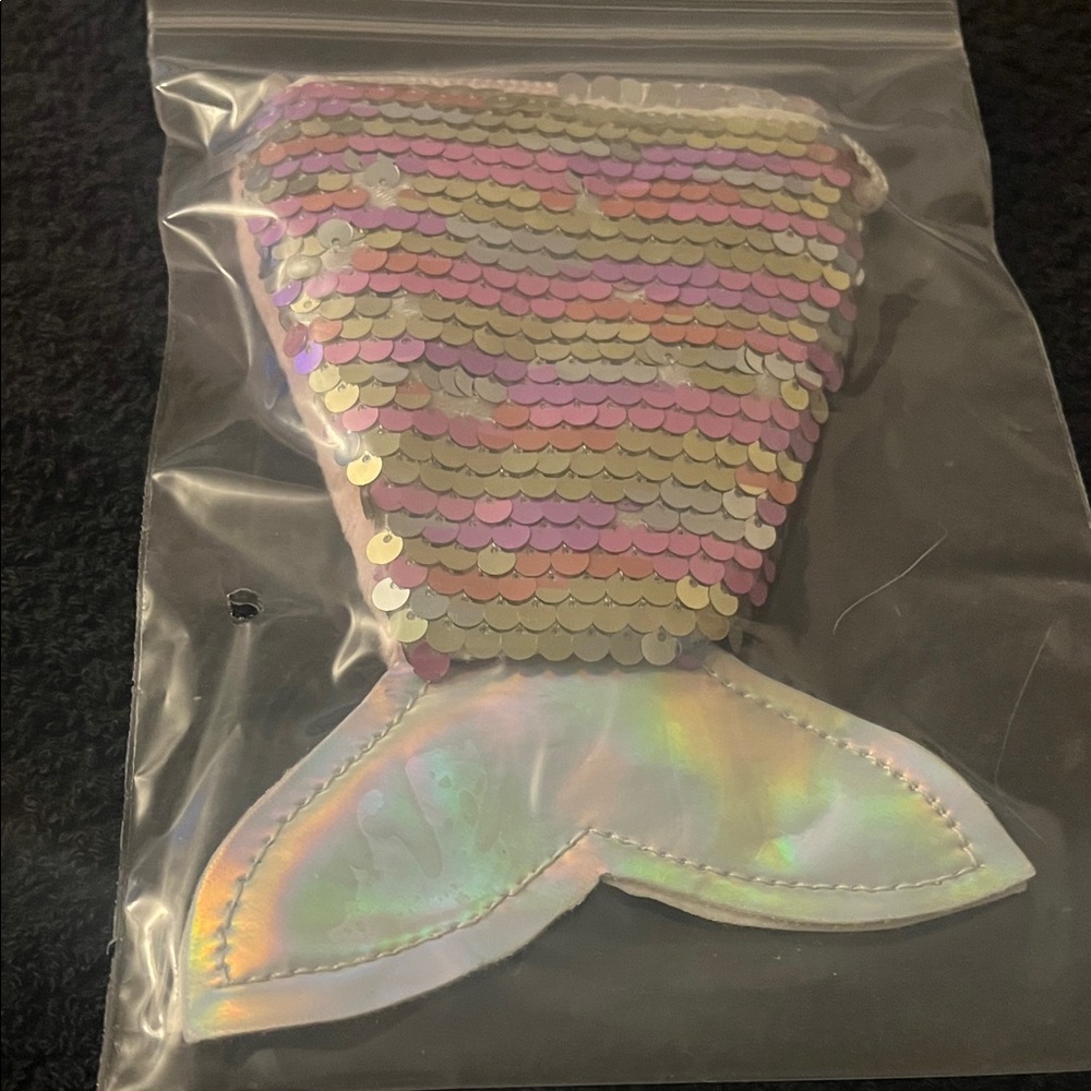 Mermaid Sequin Kids Bag - Pink and Silver